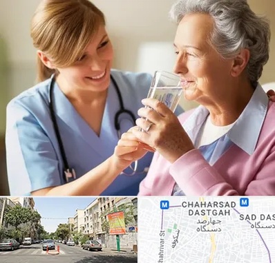 پرستار بیمار در چهارصد دستگاه