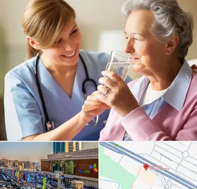 پرستار بیمار در لاله پارک تبریز 