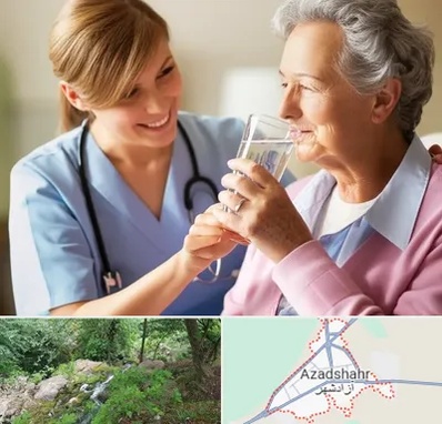پرستار بیمار در آزادشهر