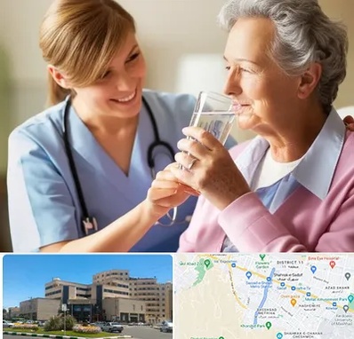 پرستار بیمار در صیاد شیرازی مشهد