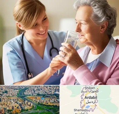 پرستار بیمار در اردبیل