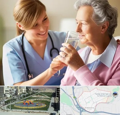 پرستار بیمار در مرزداران تبریز 