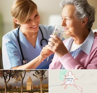 پرستار بیمار در تویسرکان