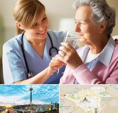 پرستار بیمار در تهران