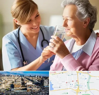 پرستار بیمار در شهرک راه آهن 