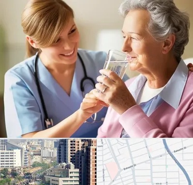 پرستار بیمار در خیابان بهشتی 