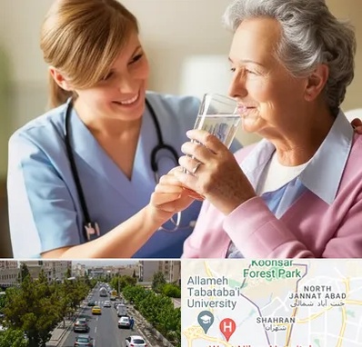 پرستار بیمار در شهران 