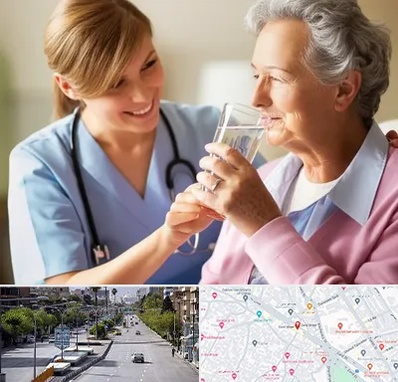 پرستار بیمار در خیابان زند شیراز 