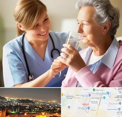 پرستار بیمار در مارلیک کرج