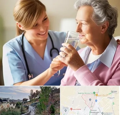 پرستار بیمار در باغستان کرج 