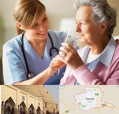 پرستار بیمار در ساوه