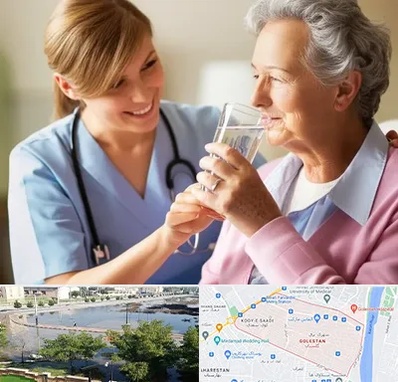 پرستار بیمار در گلستان اهواز 