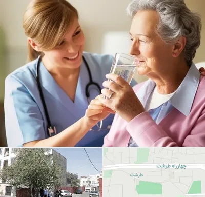 پرستار بیمار در طرشت
