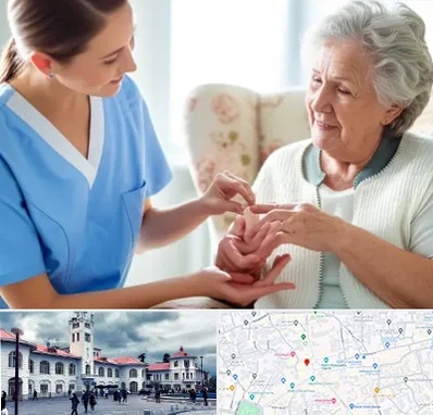 شرکت پرستاری در میدان شهرداری رشت 