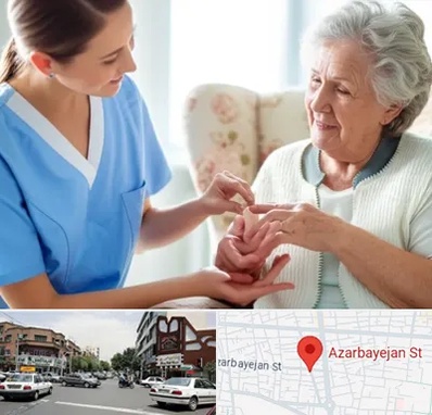 شرکت پرستاری در خیابان آذربایجان