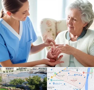 شرکت پرستاری در گلستان اهواز 