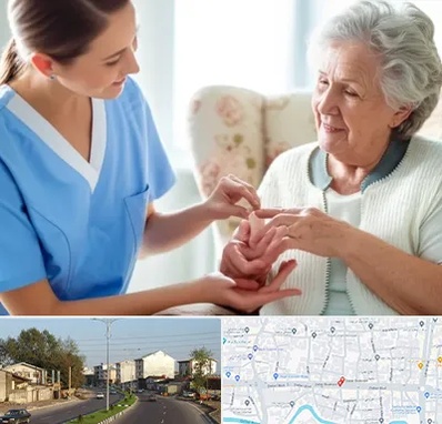 شرکت پرستاری در ضیابری رشت 