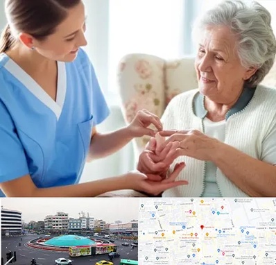 شرکت پرستاری در میدان انقلاب