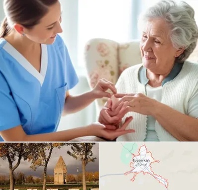 شرکت پرستاری در تویسرکان