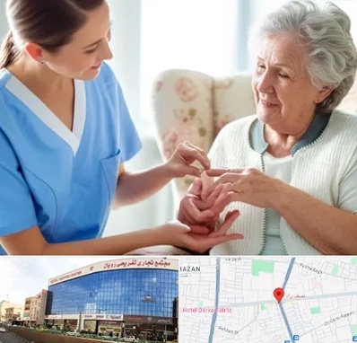 شرکت پرستاری در نصف راه تبریز 