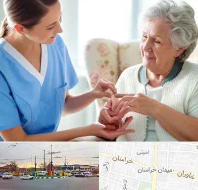 شرکت پرستاری در میدان خراسان