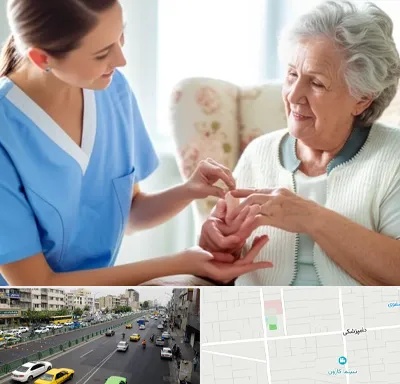 شرکت پرستاری در خیابان دامپزشکی
