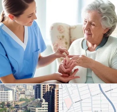 شرکت پرستاری در خیابان بهشتی