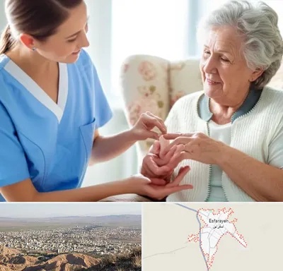 شرکت پرستاری در اسفراین