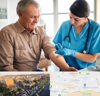 تزریقات و پانسمان در تهرانپارس 