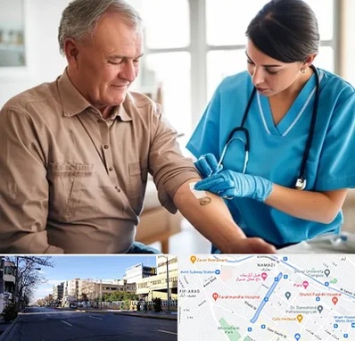 تزریقات و پانسمان در خیابان ملاصدرا شیراز 