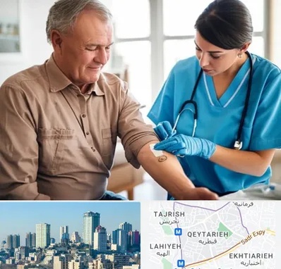 تزریقات و پانسمان در قیطریه 