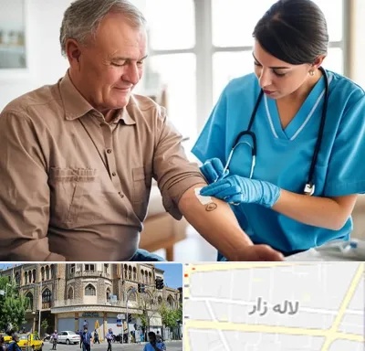 تزریقات و پانسمان در لاله زار