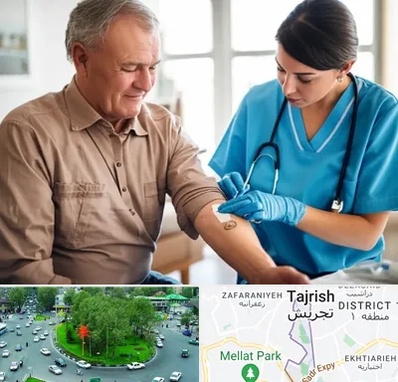 تزریقات و پانسمان در تجریش 