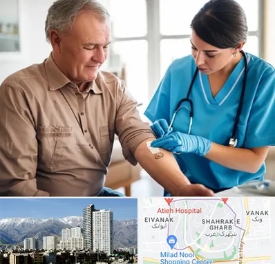 تزریقات و پانسمان در شهرک غرب 