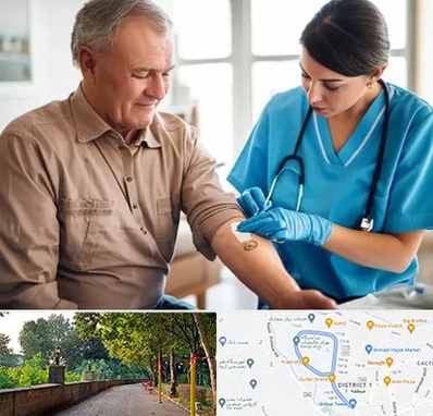 تزریقات و پانسمان در فلکه گاز رشت 