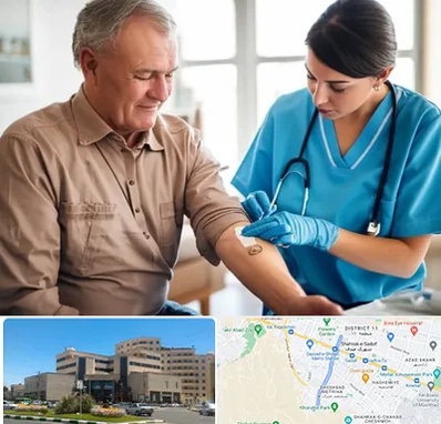 تزریقات و پانسمان در صیاد شیرازی مشهد 