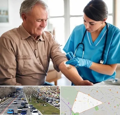 تزریقات و پانسمان در احمدآباد مشهد 