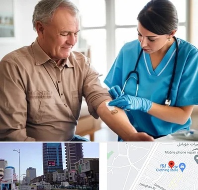 تزریقات و پانسمان در چهارراه طالقانی کرج 