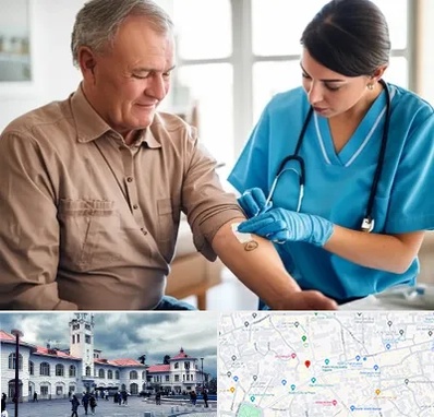 تزریقات و پانسمان در میدان شهرداری رشت 