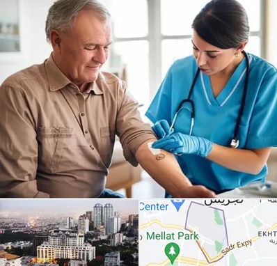 تزریقات و پانسمان در الهیه 