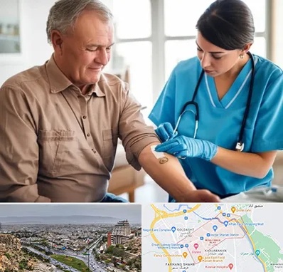 تزریقات و پانسمان در معالی آباد شیراز 