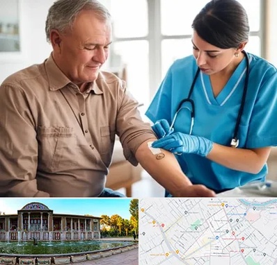 تزریقات و پانسمان در عفیف آباد شیراز