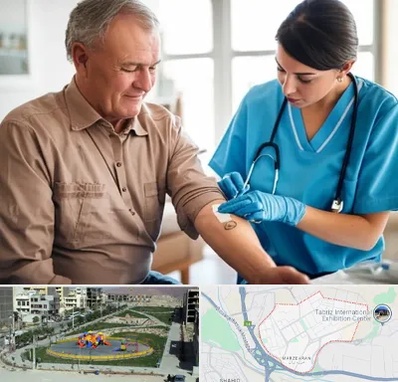 تزریقات و پانسمان در مرزداران تبریز 