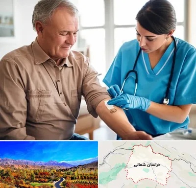 تزریقات و پانسمان در خراسان شمالی