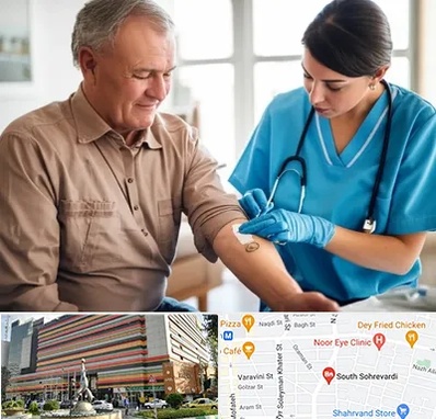 تزریقات و پانسمان در سهروردی 