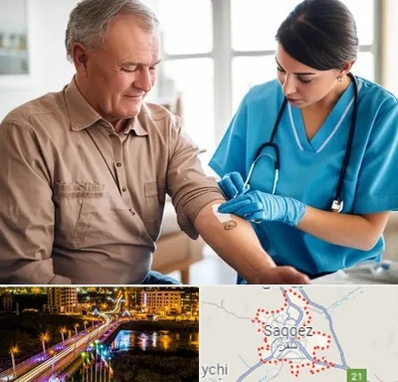 تزریقات و پانسمان در سقز