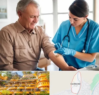 تزریقات و پانسمان در دربند 