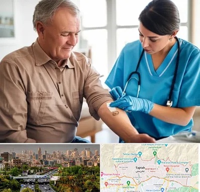 تزریقات و پانسمان در منطقه 1 تهران 