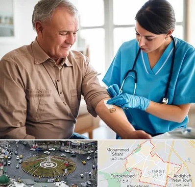 تزریقات و پانسمان در فردیس کرج 