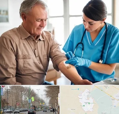 تزریقات و پانسمان در نظرآباد کرج 